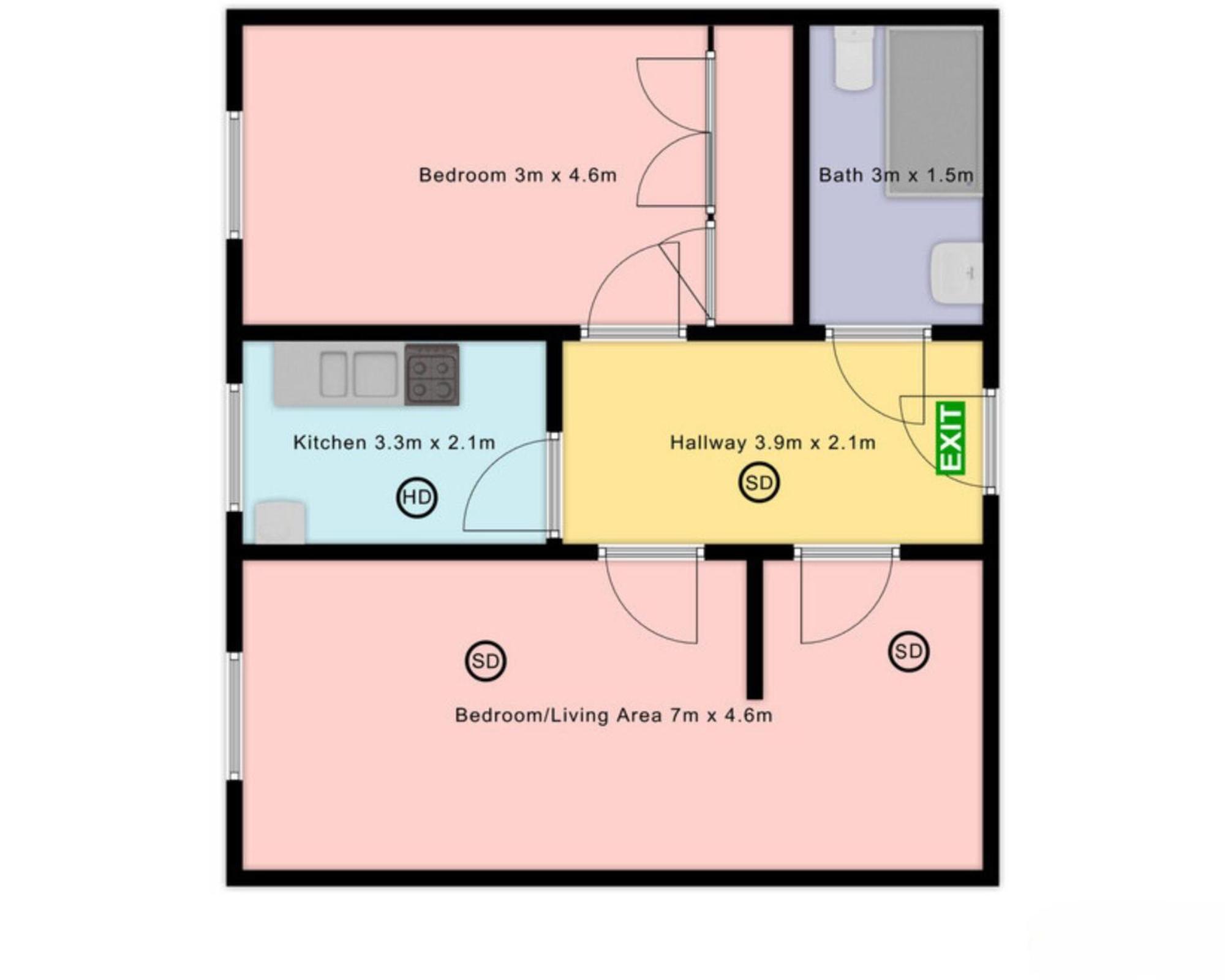 Central Serviced Apartments - 2 Bedroom - Walk Away From City Centre & Universities - Sleeps 4 - 1 X Double 2 X Single - Smart Tvs In All Rooms - Short Term Stays Welcome - Walk Away From Train & Bus Station - Preferred Location For Short Stay In Dun دندي المظهر الخارجي الصورة