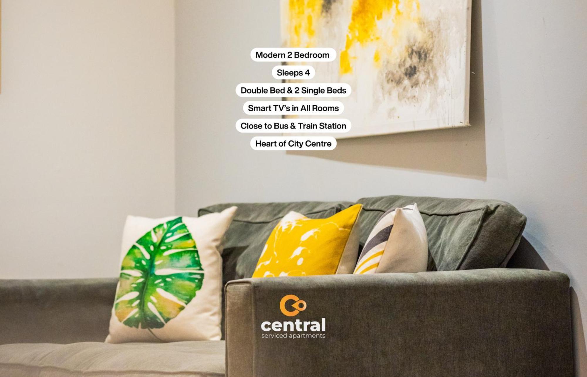 Central Serviced Apartments - 2 Bedroom - Walk Away From City Centre & Universities - Sleeps 4 - 1 X Double 2 X Single - Smart Tvs In All Rooms - Short Term Stays Welcome - Walk Away From Train & Bus Station - Preferred Location For Short Stay In Dun دندي المظهر الخارجي الصورة